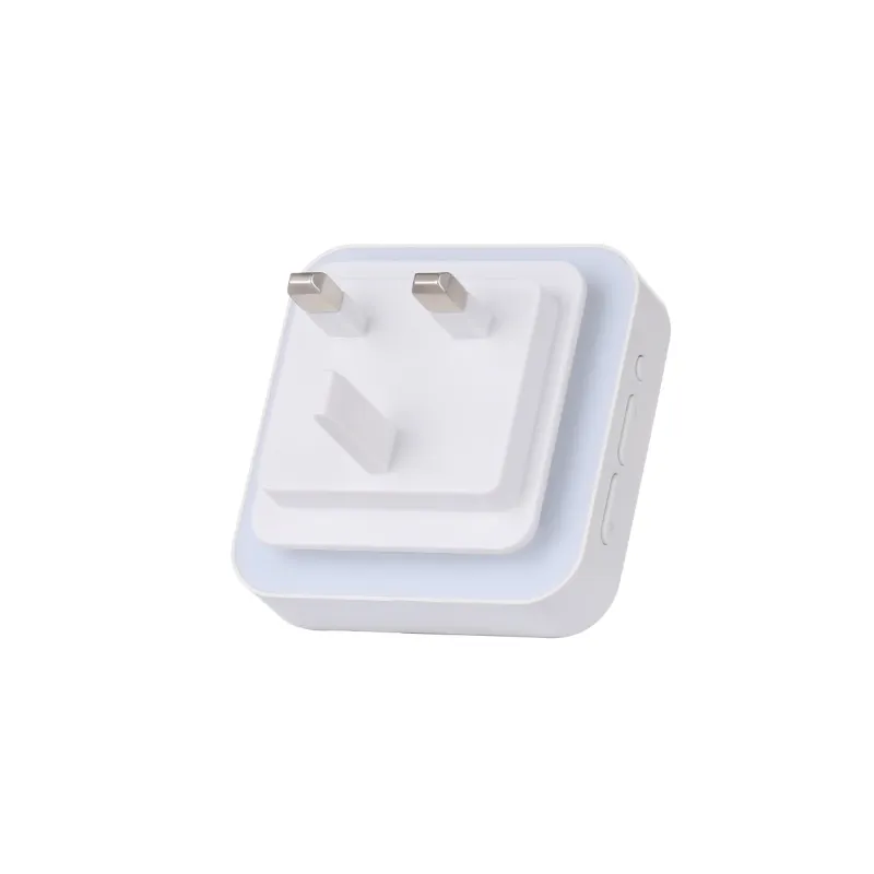 UK-Plug 16 žárovek Čtvercový senzor Zástrčka nočního světla